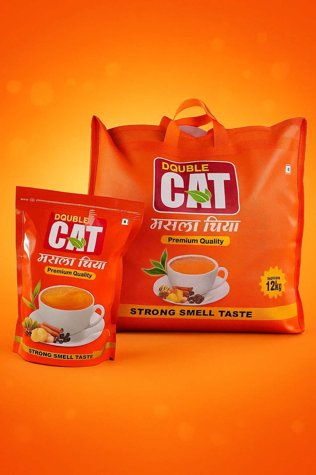 Double CAT Masala Tea 12kg (Wholesale / Commercial use) - Ashish Food Packaging