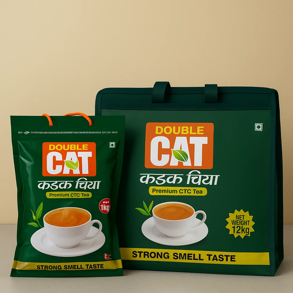 Double CAT Premium CTC Tea 12kg (Wholesale / Commercial use) - Ashish Food Packaging